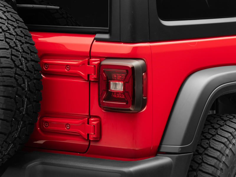 Load image into Gallery viewer, Raxiom 18-22 Jeep Wrangler JL LED Tail Lights- Black Housing - Red Lens
