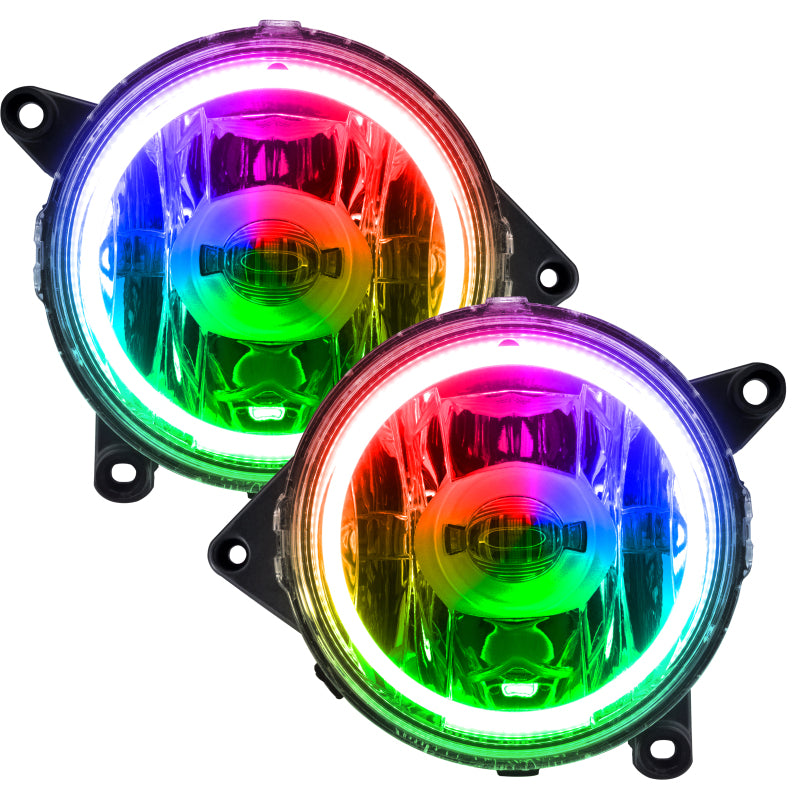 Load image into Gallery viewer, Oracle Ford Mustang GT 13-14 LED Fog Halo Kit - ColorSHIFT
