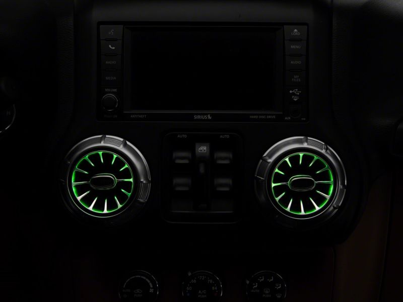 Load image into Gallery viewer, Raxiom 11-18 Jeep Wrangler JK LED Ambient Vent Lighting Kit
