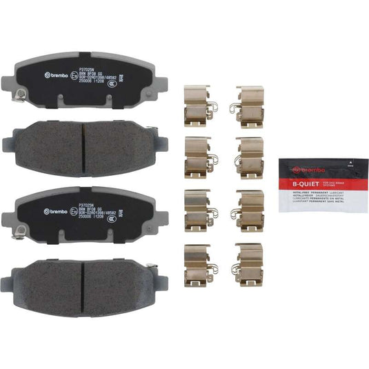 Brembo OE 18-24 Jeep Wrangler PRIME Ceramic Brake Pad - Rear