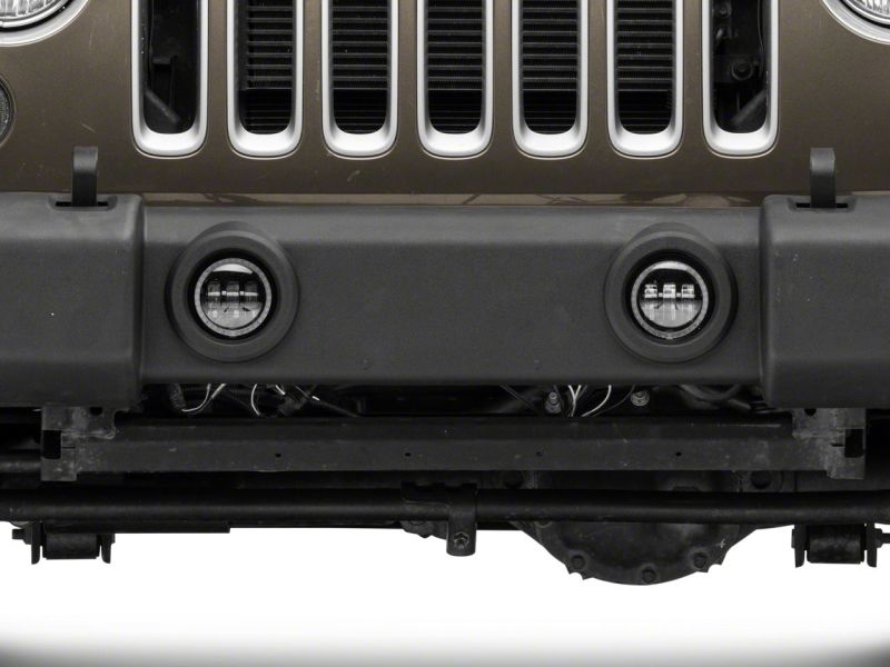 Load image into Gallery viewer, Raxiom 07-18 Jeep Wrangler JK Axial Series 4-In LED Fog Lights w/ Halo
