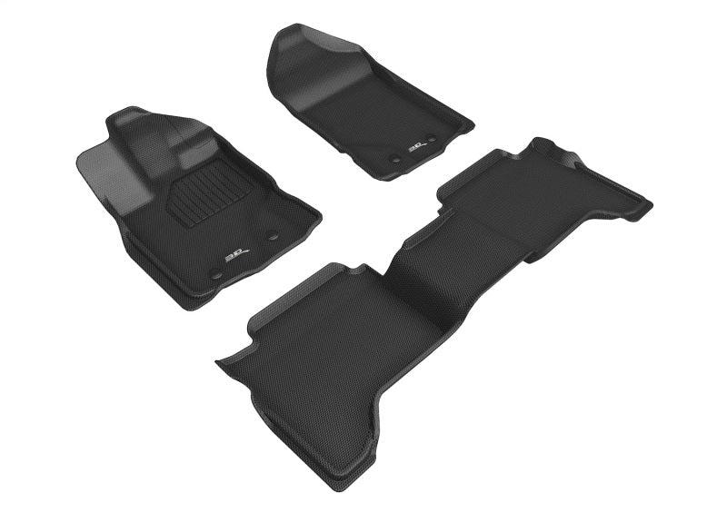 Load image into Gallery viewer, 3D MAXpider 19-23 Ford Ranger Super Crew Kagu Black Full Set
