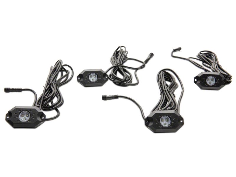 Load image into Gallery viewer, Raxiom Axial MultiColor Underbody Rock Light Kit w/ BTH Remote Universal (Some Adaptation Required)
