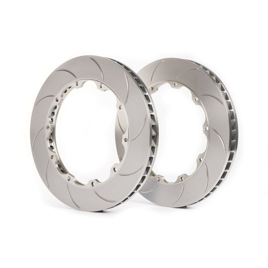 GiroDisc 2024+ Ford Mustang S650 355mm Slotted Rear Rings
