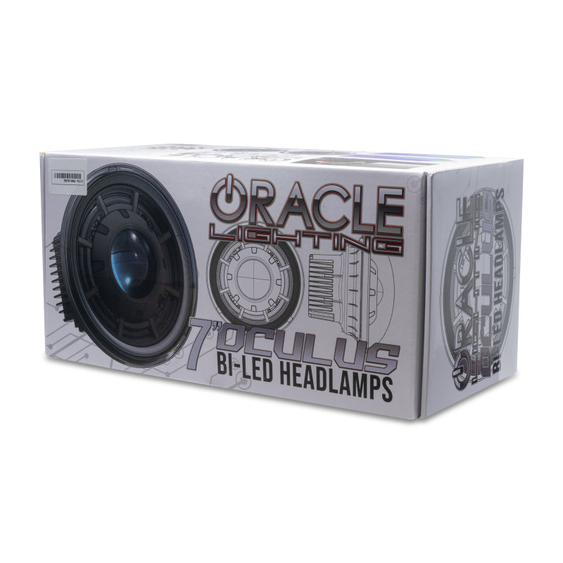 Load image into Gallery viewer, Oracle Oculus 7in Bi-LED Projector Headlights for Jeep Wrangler JK - 6000K SEE WARRANTY
