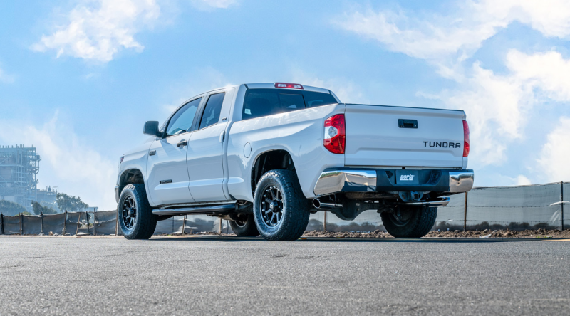 Load image into Gallery viewer, Borla 07-21 Toyota Tundra 4.6L/5.7L Cat-Back Touring SS Catback Exhaust w/ Black Chrome Tips
