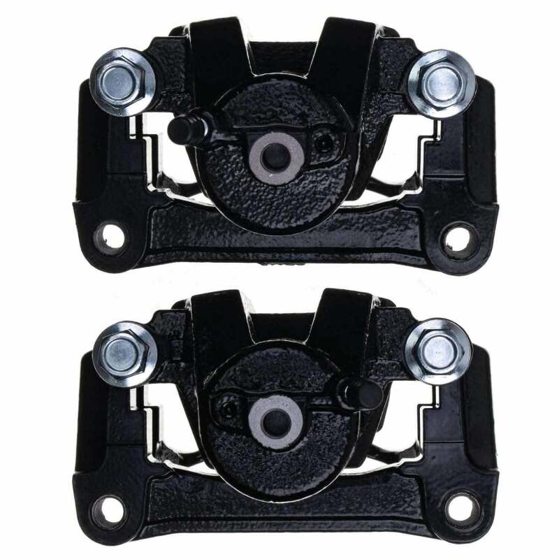 Load image into Gallery viewer, Power Stop 08-15 Toyota Sequoia Rear Black Caliper - Pair w/Bracket
