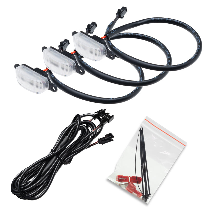 Load image into Gallery viewer, Oracle Universal Pre-Runner Style LED Grill Light Kit (New Style) - Amber w/Clear Lens
