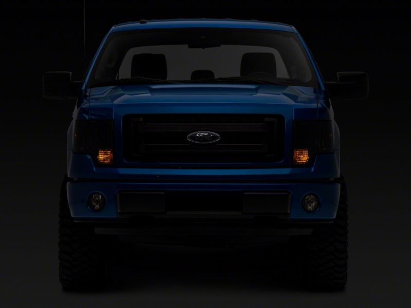 Load image into Gallery viewer, Raxiom 09-14 Ford F-150 Axial OEM Style Rep Headlights- Chrome Housing- SmokedLens
