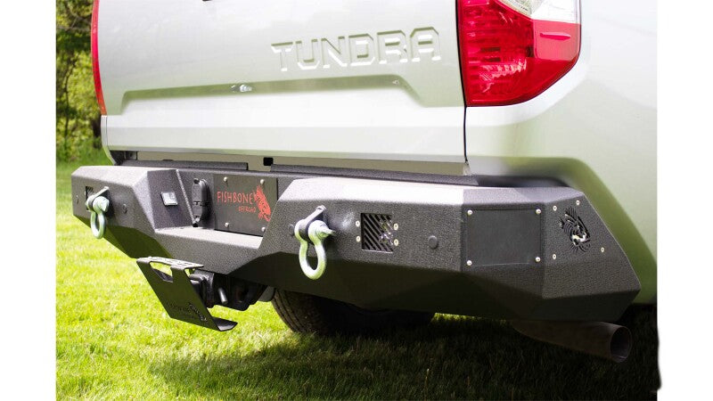 Load image into Gallery viewer, Fishbone Offroad 14-21 Toyota Tundra Rear Bumper - Black Texture
