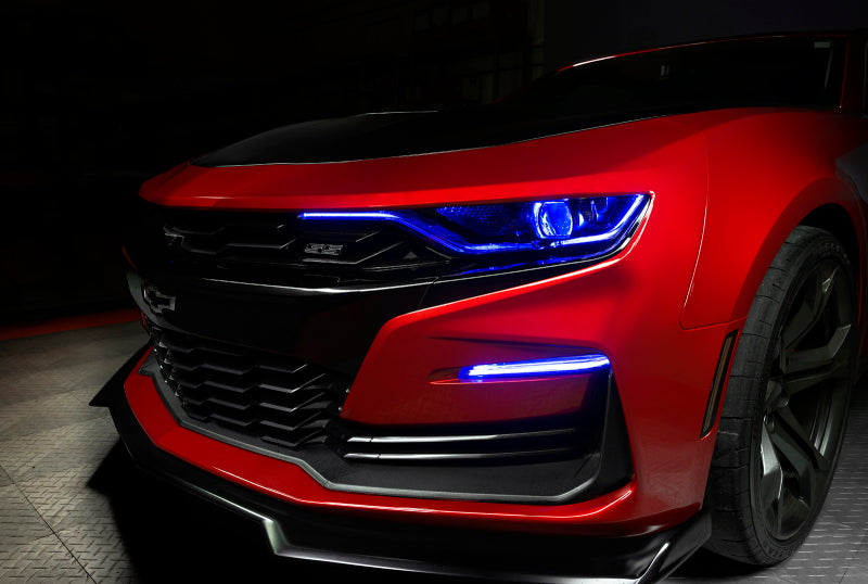 Load image into Gallery viewer, Oracle 19-21 Chevy Camaro SS/RS RGBW+A Headlight DRL Upgrade Kit - ColorSHIFT
