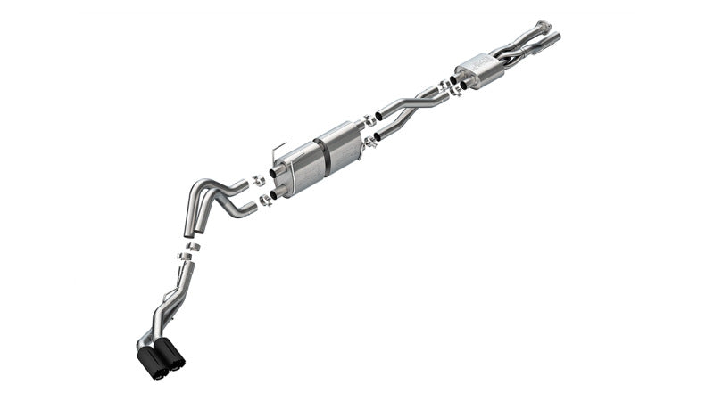 Load image into Gallery viewer, Borla 20-26 Ford F250/F350 SD 7.3L V8 CC SB (160in WB) (SRW) S-Type Cat-Back Exhaust - Brawler Black
