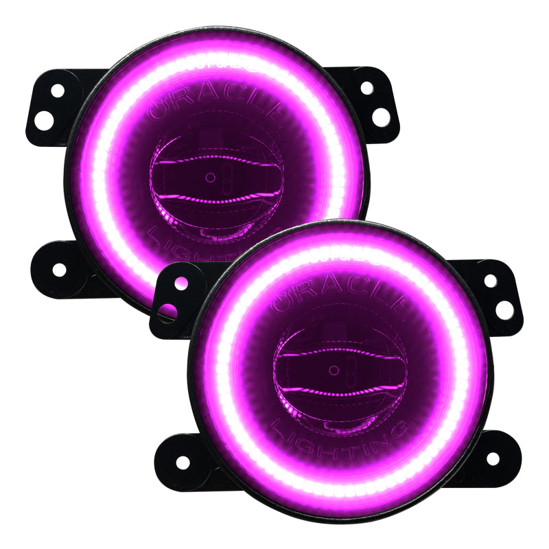 Load image into Gallery viewer, Oracle Jeep Wrangler JK/JL/JT High Performance W LED Fog Lights - ColorSHIFT - Dynamic
