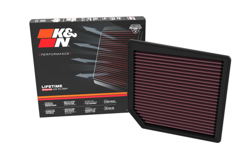 Load image into Gallery viewer, K&amp;N 22-23 Maserati Ghibli L4-2.0L Replacement Air Filter
