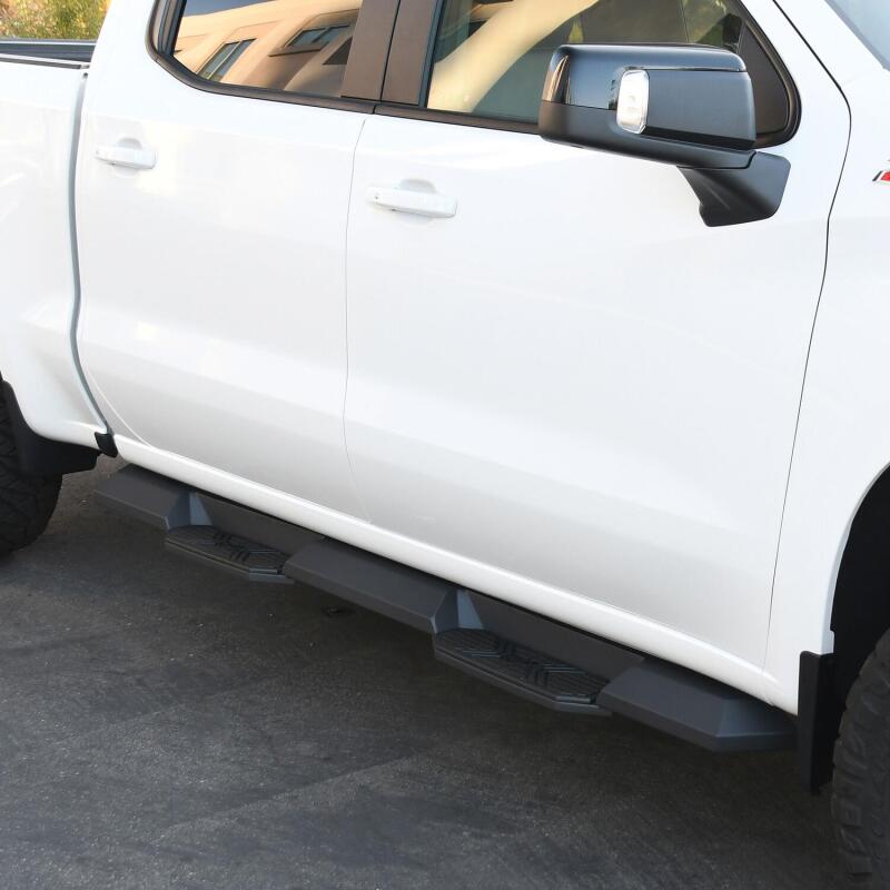 Load image into Gallery viewer, Westin 2019 Chevrolet Silverado/Sierra 1500 Crew Cab Xtreme Nerf Step Bars - Textured Black
