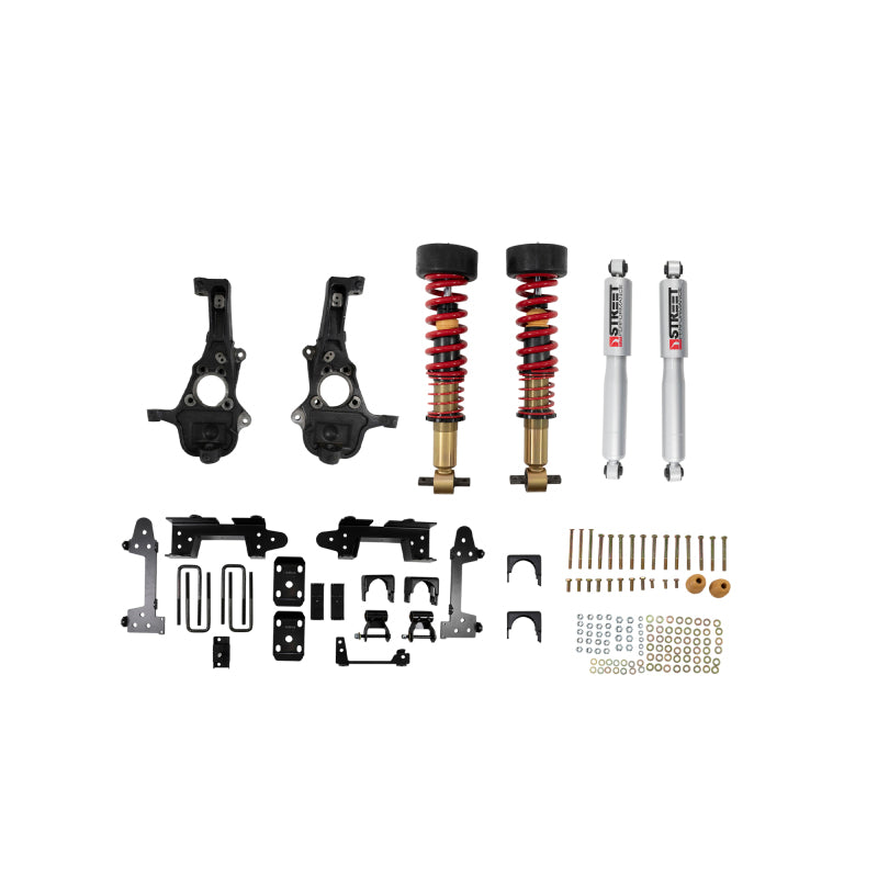 Load image into Gallery viewer, Belltech 19-23 Chevy/GMC Silverado/Sierra 1500 Short Bed 4WD Street Performance Coilover Kit
