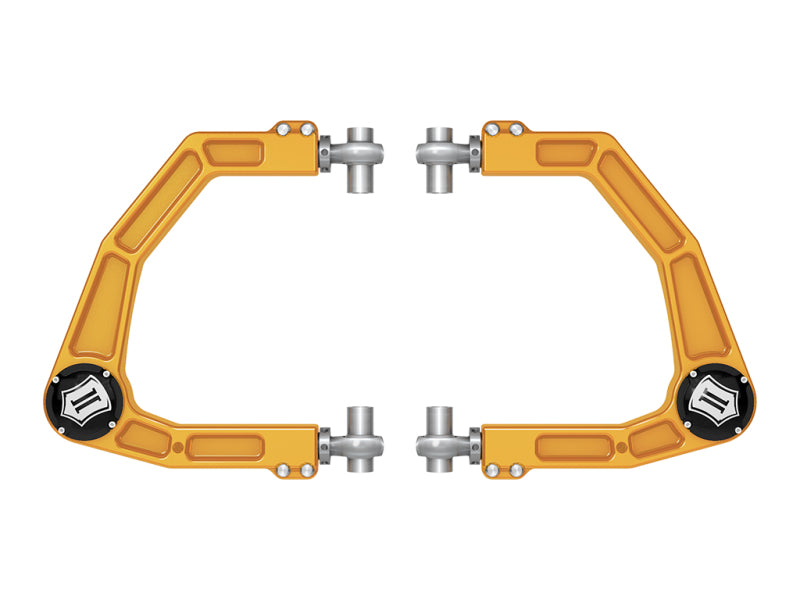 Load image into Gallery viewer, ICON 2024 Toyota Tacoma Billet Upper Control Arm w/ Delta Joint Pro - Gold Anodized
