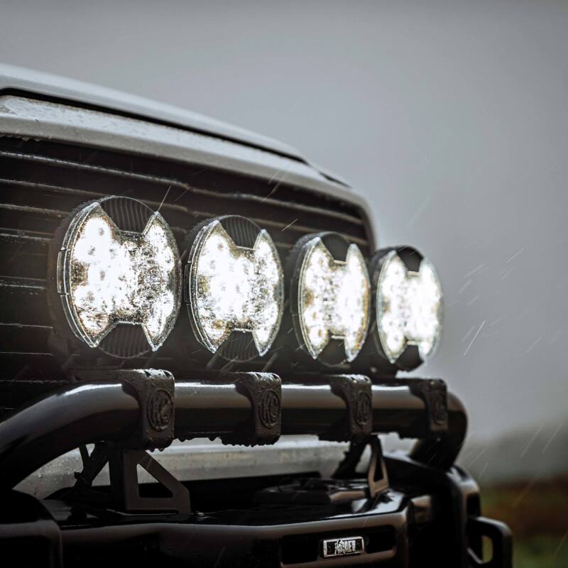 Load image into Gallery viewer, KC HiLiTES SlimLite 8in. LED Light Shield (Shield Only) - Clear
