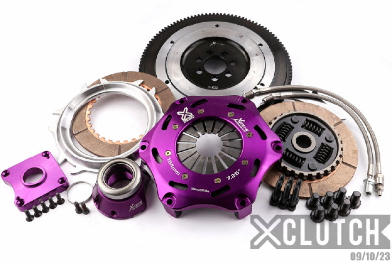Load image into Gallery viewer, XClutch 07-17 Mitsubishi Lancer EVO X 2.0L 7.25in Twin Sprung Ceramic Clutch Kit
