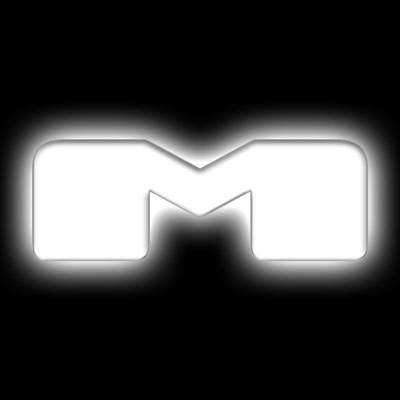 Load image into Gallery viewer, ORACLE Lighting Universal Illuminated LED Letter Badges - Matte Wht Surface Finish - M
