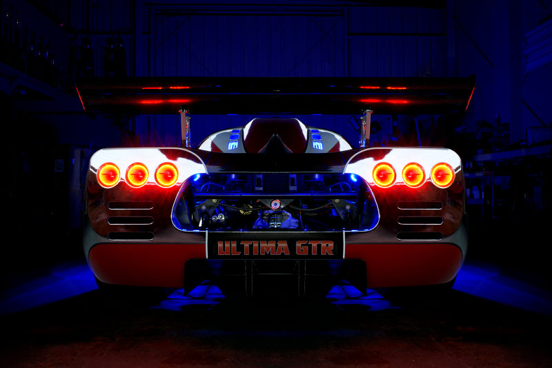 Load image into Gallery viewer, Oracle Ultima GTR LED Waterproof Tail Light Halo Kit - 6 Rings - Red
