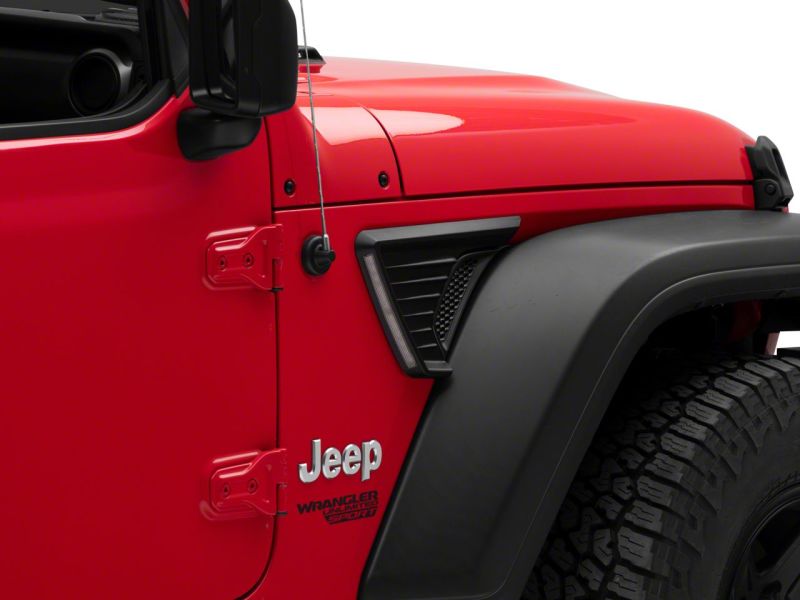 Load image into Gallery viewer, Raxiom 18-23 Jeep Wrangler JL LED Fender Vent Lighting w/ DRL and Turn Signal
