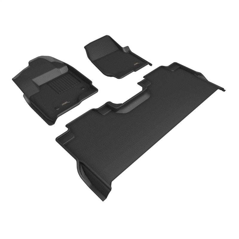 Load image into Gallery viewer, 3D MAXpider 23-26 Ford F-250/F-350/F-450 Crew Cab Kagu Black Full Set
