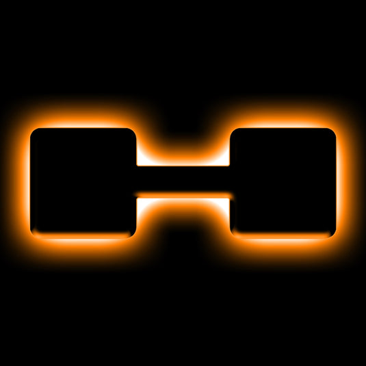 ORACLE Lighting Universal Illuminated LED Letter Badges - Matte Blk Surface Finish - H