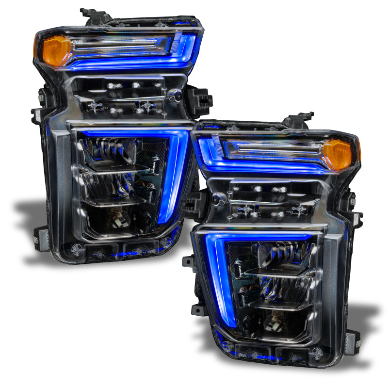 Load image into Gallery viewer, Oracle 20-21 Chevy Silverado HD 2500/3500 RGB+W Headlight DRL Upgrade Kit - ColorSHIFT
