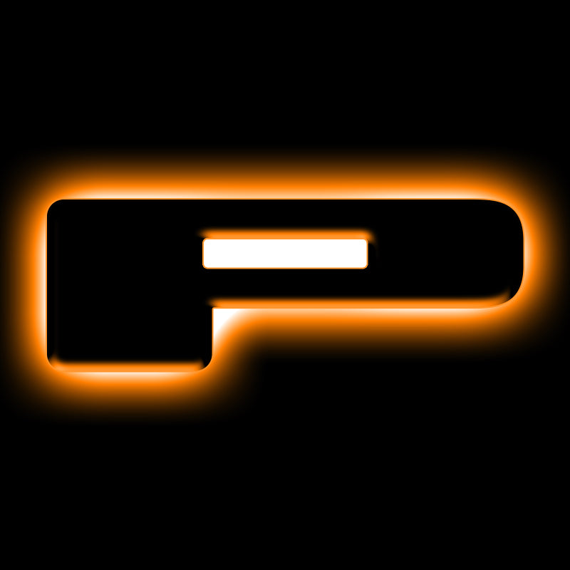 Load image into Gallery viewer, ORACLE Lighting Universal Illuminated LED Letter Badges - Matte Blk Surface Finish - P
