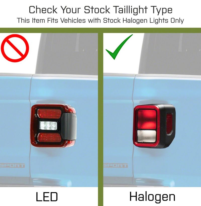 Load image into Gallery viewer, Raxiom 20-23 Jeep Gladiator JT LED Tail Lights- Blk Housing (Smoked Lens)
