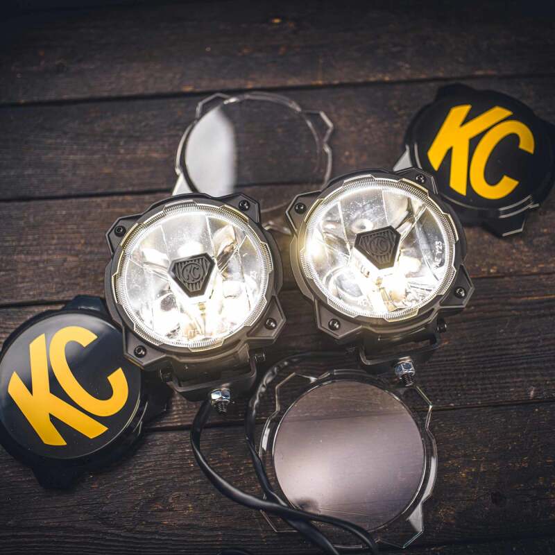 Load image into Gallery viewer, KC HiLiTES Gravity Titan LED 6in. - Single Light (Wide-40 Beam)
