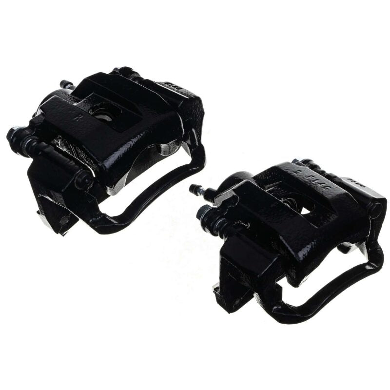 Load image into Gallery viewer, Power Stop 08-15 Toyota Sequoia Rear Black Caliper - Pair w/Bracket
