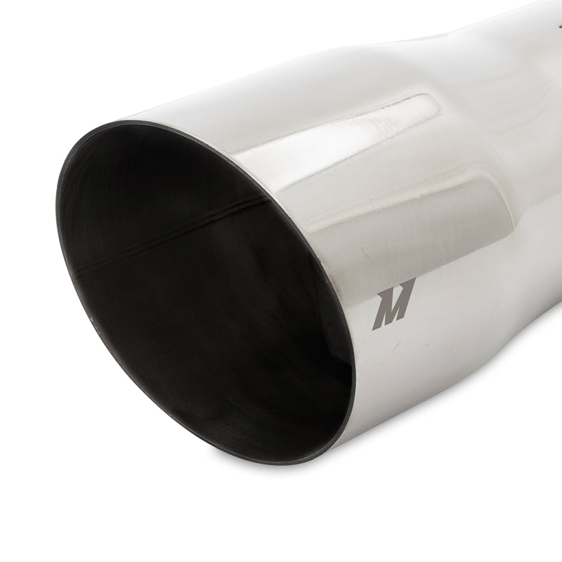 Load image into Gallery viewer, Mishimoto Clamp-On Single Wall Exhaust Tip 5in Outlet - Polished
