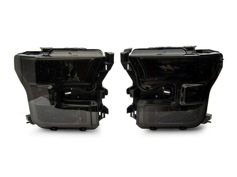 Load image into Gallery viewer, Raxiom 15-17 Ford F-150 Axial OEM Style Rep Headlights- Chrome Housing- Smoked Lens
