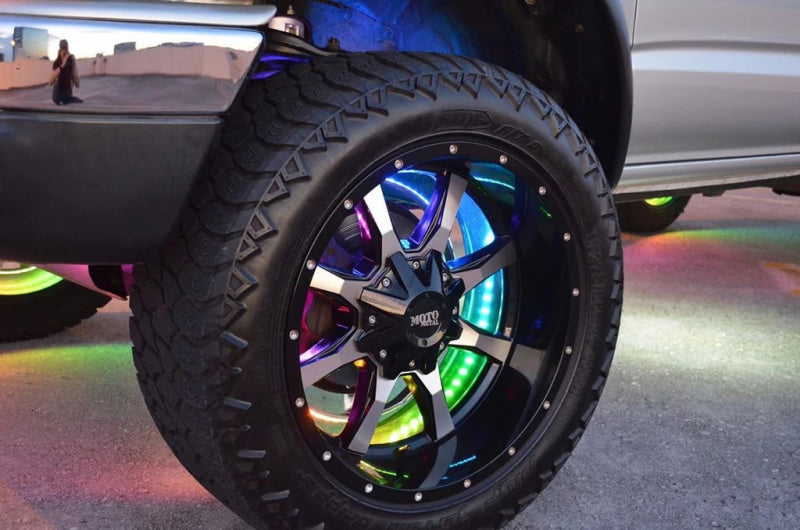 Load image into Gallery viewer, Oracle LED Illuminated Wheel Rings - ColorSHIFT Dynamic - ColorSHIFT - Dynamic
