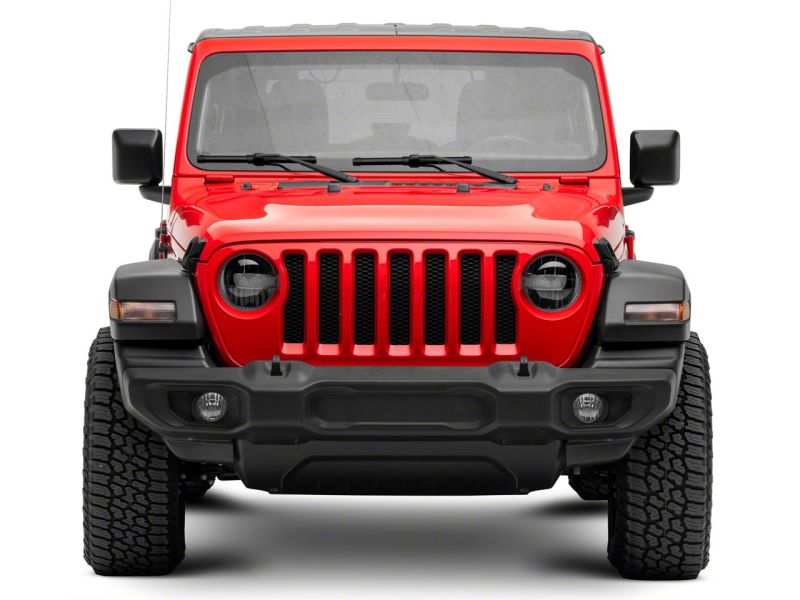 Load image into Gallery viewer, Raxiom 18-23 Jeep Wrangler JL Axial Series 9-In LED Headlights- Blk Housing (Clear Lens)
