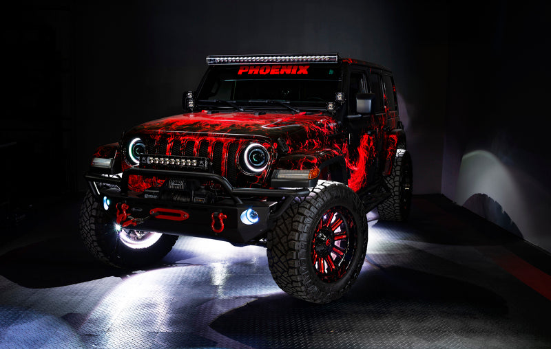 Load image into Gallery viewer, Oracle LED Illuminated Wheel Rings - ColorSHIFT - 15in. - ColorSHIFT No Remote

