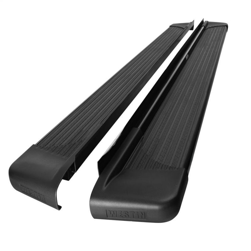 Load image into Gallery viewer, Westin SG6 Black Aluminum Running Boards 79 in
