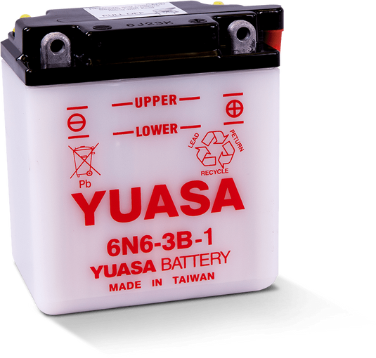 Yuasa 6N6-3B-1 Conventional 6-Volt Battery