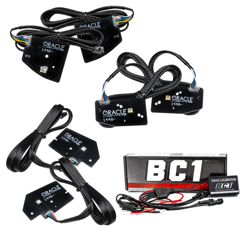 Load image into Gallery viewer, Oracle 19-21 RAM 1500 Projector LED Headlight DRL Kit - RGBW+A w/ BC1 Controller
