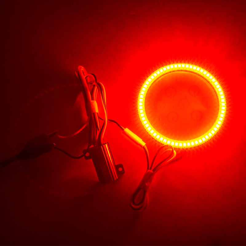 Load image into Gallery viewer, Oracle Jeep Wrangler 07-17 LED Waterproof Turn Signal Halo Kit - Amber
