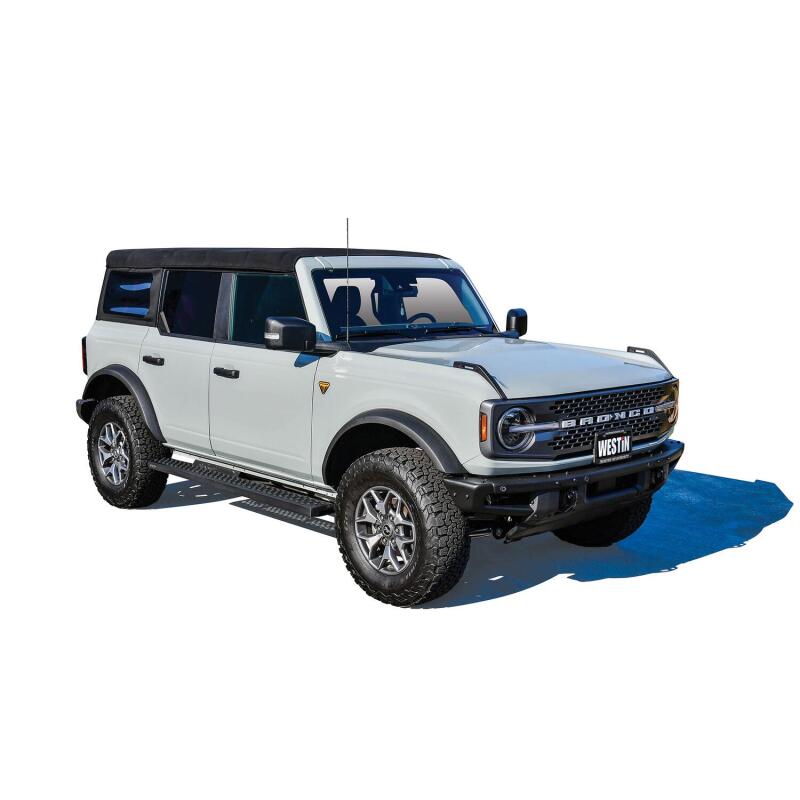 Load image into Gallery viewer, Westin Grate Steps Running Boards 75 in - Textured Black
