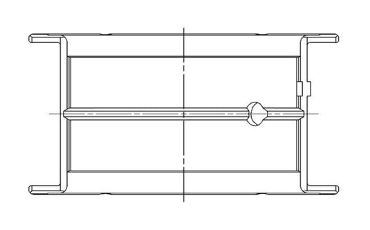 ACL Chevy 262/267/302/305/307/327/350 Race Series Standard Size Main Bearing Set
