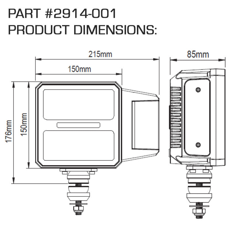 Load image into Gallery viewer, Oracle Lighting Multifunction LED Plow Headlight with Heated Lens 5700K SEE WARRANTY
