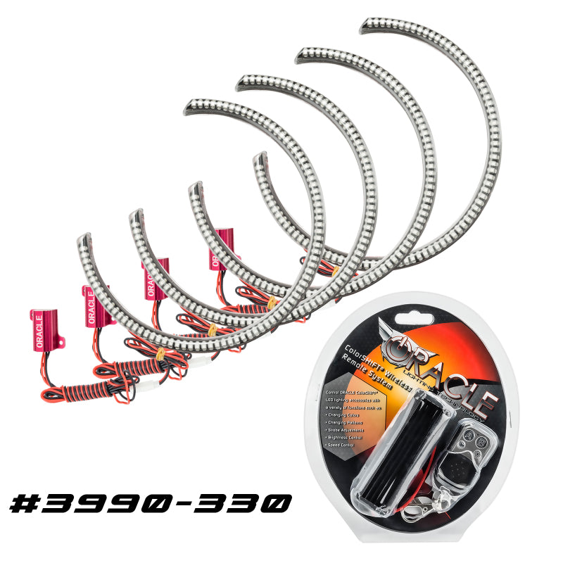 Load image into Gallery viewer, Oracle Dodge Challenger 15-21 LED Waterproof Halo Kit - ColorSHIFT
