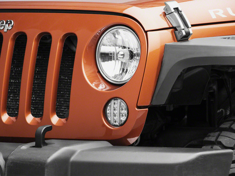 Load image into Gallery viewer, Raxiom 07-18 Jeep Wrangler JK Axial Series LED Front Turn Signals- Clear
