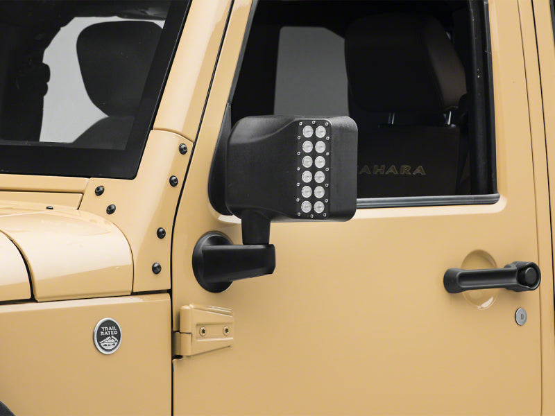 Load image into Gallery viewer, Raxiom 07-18 Jeep Wrangler JK Off-Road LED Manual Mirrors w/ Turn Signals
