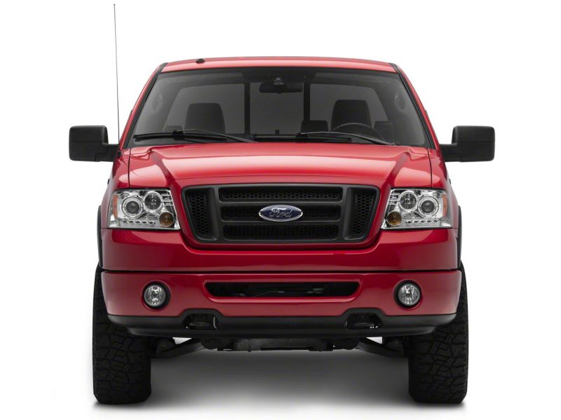 Load image into Gallery viewer, Raxiom 04-08 Ford F-150 Dual LED Halo Projector Headlights- Chrome Housing (Clear Lens)
