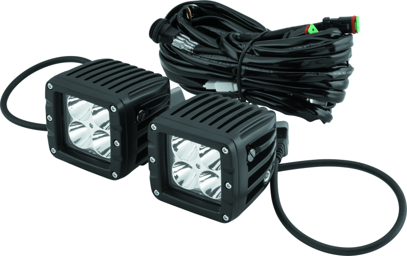 Load image into Gallery viewer, QuadBoss Paired Led 3in Pod Flood
